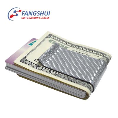 China Fashion Global Retail Carbon Fiber Clip Money Wallet, Stainless Steel Metal Money Clip Titanium for sale