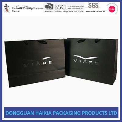 China Luxury Colored Paper Bags , Paper Shopping Bags With Handles Free Sample for sale