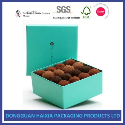 China Customized Rigid Paper Box 4 Color Offset Printing Modern Design For Chocolate for sale