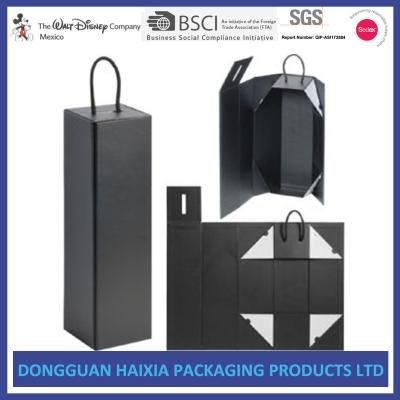 China High Durabilty Custom Rigid Boxes , Cardboard Gift Boxes For Bottle Wines for sale