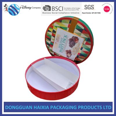 China Round Custom Printed Cardboard Boxes , Printed Packaging Boxes UV Coating for sale