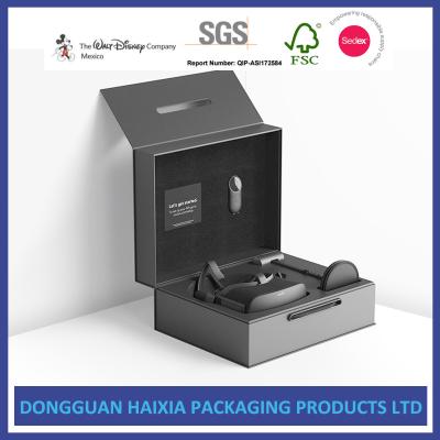 China Black Custom Product Packaging Boxes ISO Approved With Large Capacity for sale