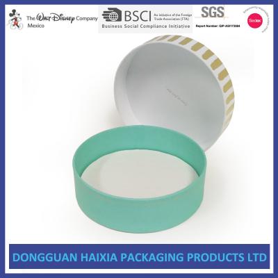 China Round Shape Custom Packaging Boxes , Gift Boxes And Packaging Compact Size for sale