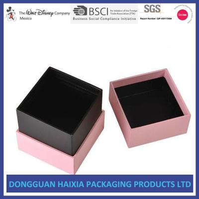 China Pink Surface Retail Packaging Boxes Screen Printing Designed With Lids for sale