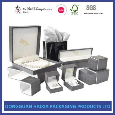 China Precious Jewelry Decorative Gift Boxes With Lids 4C Custom Printable Foil Stamping Box for sale