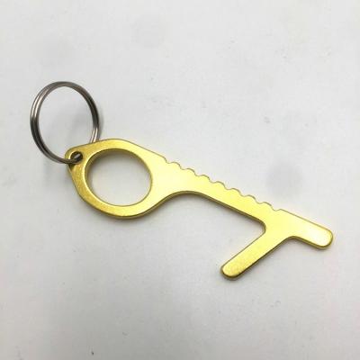 China Wholesale Touchless Tool Key Chain Handle Germ Reducing Wid Sanitary Case Opener Door-Opening Elevators Tools Key Chain for sale