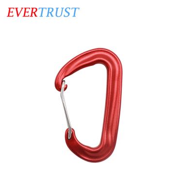 China Strong Promotion Gifts 12KN Wire Gate Carabiner Swing Carabiner for sale