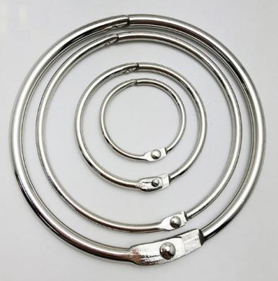 China For Book Metal Slot O Ring / Buckle For Book, Keychain for sale