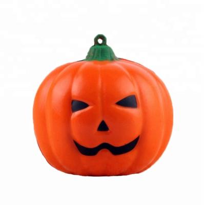 China Factory Direct Pumpkin Promotional Soft Squishy Toy Decoration Halloween Factory Toys Slow Rising PU Slow Rising for sale