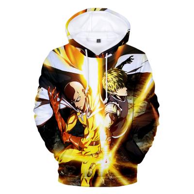 China One Punch Man Anti Shrink 3D Cartoon Printing Casual Hoodie Sweatshirt One Punch Man Printing for sale