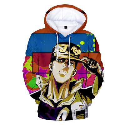 China Top Selling Anti-Shrink 3D Printed JOJO Hoodie Sweatshirt Casual Hoodie JOJO Printed Cardboard 3D Hoodie for sale