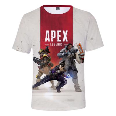 China Wholesale Breathable Amazon 3D Printed Apex T Shirt No MOQ 3D Printing Apex T Shirt Supplier for sale