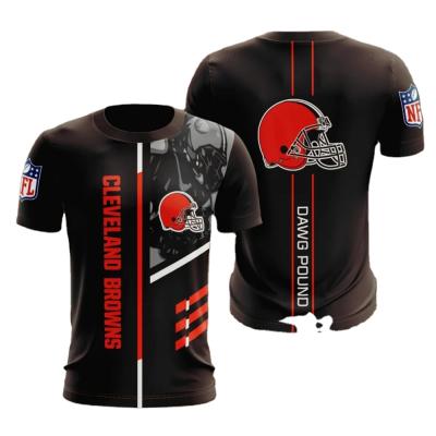 China Top Selling Breathable American Football 3D Printed T Shirt No MOQ In Stock American Football 3d Printed T Shirt China Supplier for sale