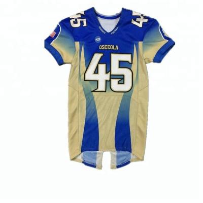 China Antibacterial Custom American Football Jersey Football Uniform for sale