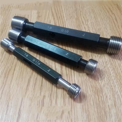 China Mearsuring holo size high precision hot sale G1-1/4 G1-1/2 G2 G2-1/4 screw thread inner plug gauge go NoGo for sale