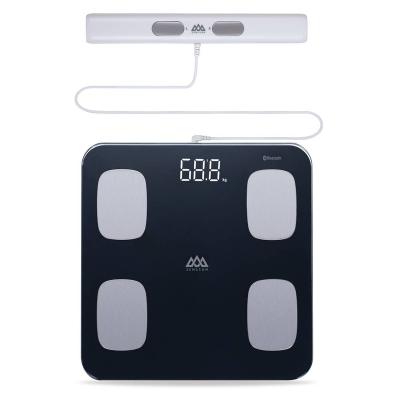 China Viable Wireless Electronic Body Water Analysis Fat Body Scale Monitor Multifunction Smart Scale With App for sale