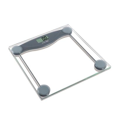 China Compact Size Transparent Glass Scale For Balanza Digital Electronic Body Weight Scale for sale