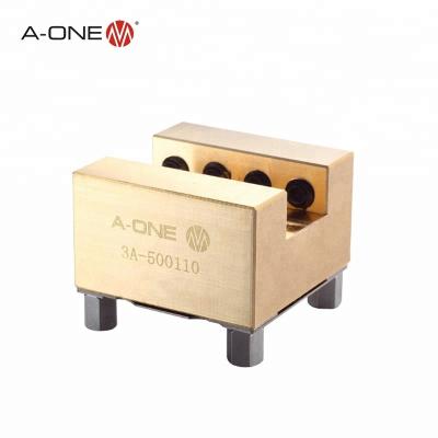 China For A-ONE EDM Workpieces High Quality Slotted Brass Electrodes and Electrode Holder For Mold Making 3A-500110 for sale