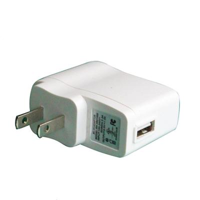 China Electronics USA Plug 5V USB Adapter 2A White Color Charger for sale