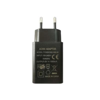 China Electronic Products EU Plug DC5V 2A Adapter 5Volts 2A USB Charger for sale