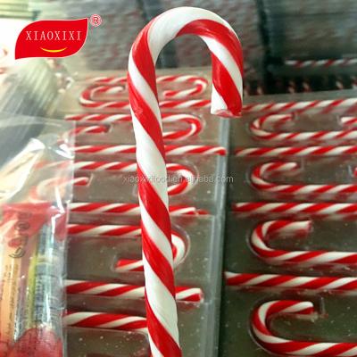 China Natural Single Wrapping Candy Cane Christmas Ginant Candy Cane for sale