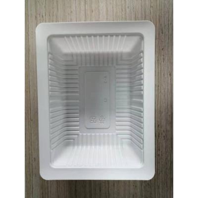 China Rectangle Customized Recyclable Food Grade Blister Disposable Plastic Thermoforming Box For Tofu Box for sale