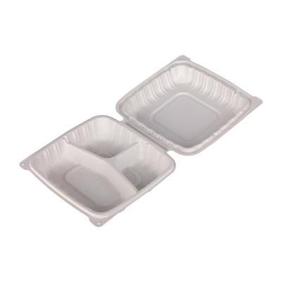 China Recyclable Food Grade 3 Compartments Lunch Box, Plastic Packaging Box For Food Packaging, Plastic Food Container For Food Packaging for sale