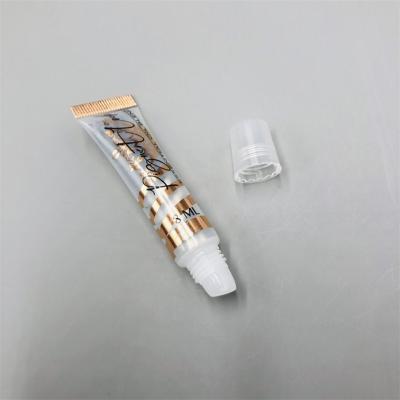 China Hotel / Airline / Travel / Cosmetics Customized 5ml Empty Plastic Mini Lip Gloss Containers Squeeze Tube for sale