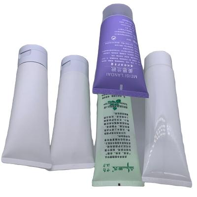 China 35mm diameter 50-100ml cosmetic volume tube, plastic cosmetic airless soft shampoo bottle and tube. for sale