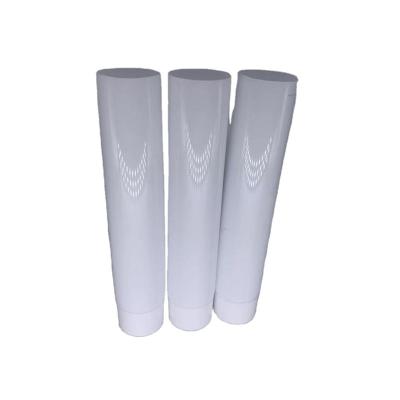 China PE tube 25mm bottle 20-40ml gels cream tube soft white plastic empty lightweight tubes laminated soft tube for sale