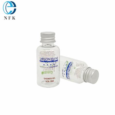 China Recyclable Material 10ml 20ml 50ml 100ml Custom Logo Plastic Lotion Bottle Screw Cap For Shampoo for sale