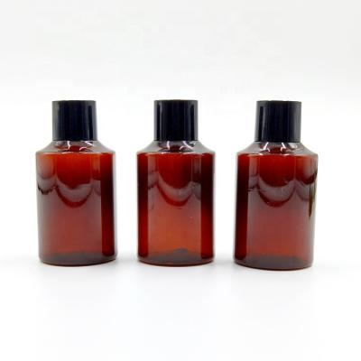 China 50ml Luxury Plastic Eco-friendly Personal Skin Care Packaging Bottle With Flip Off Cap for sale