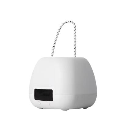 China Modern USB Rechargeable LED Bedside Alarm Clock Night Light for Baby Feeding and Kids for sale