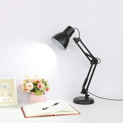 China Farmhouse Table Lamp 3 Plug-in Adjustable Foldable And Study Desk Read Lamp for sale