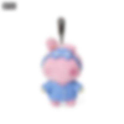 China Kpop BT21s Sleepwear Style Plush Key Chain Kpop Goods Cartoon Design Bangtan Boys BT21s Plush Key Chain for sale