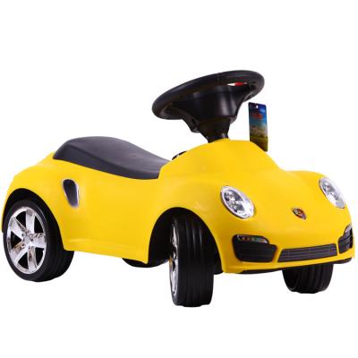 China High Quality Music Swing Car Slide Swing Plastic Children's Swing Car Customer Design Four Wheel Children Ride On Car for sale