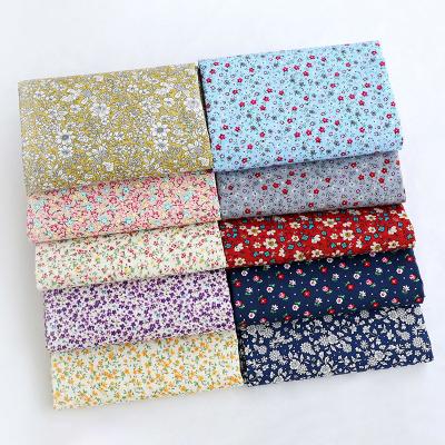 China Shrink-Resistant NO MOQ 100 Cotton Christmas Cotton Fabric Pastoral Style Pure Cotton Twill Fabric For Kids DIY for sale