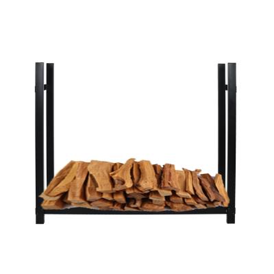 China Sustainable Metal Firewood Rack Firewood Rack For Indoor Firewood Storage Rack for sale