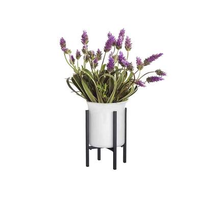 China Modern Adjustable Metal Plant Potted Storage Rack For Indoor Outdoor Floor Flower Plant Rack for sale