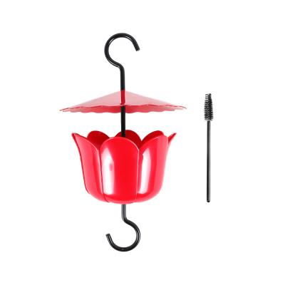 China Garden Viable Metal Driver Hummingbird Ant Moat Hook Waterproof Umbrella for sale