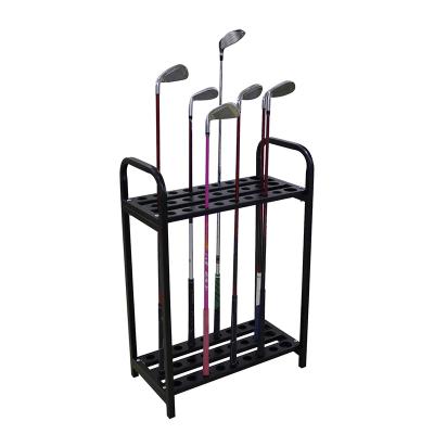 China Sustainable Metal Golf Club Display Rack Rack With Handle For Home Supermarket for sale