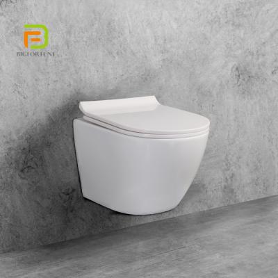 China Double-flow China Factory Ceramic Washdown Wall Hung Toilet For Bathroom for sale