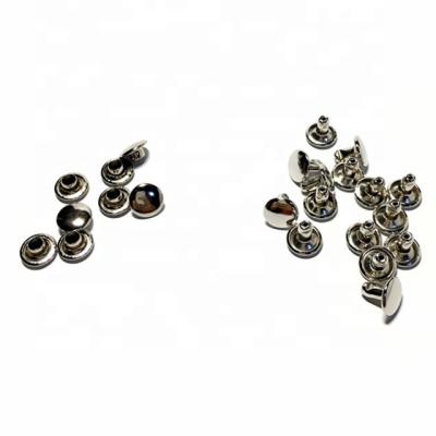 China High Quality Metal Nickel 8mm Cap Rivet Button Snap Metal Snap Rivet for sale