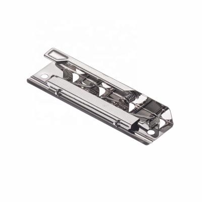 China New 100mm Metal Nickel Metal File Folder Clip Strong Clip For File Folder for sale