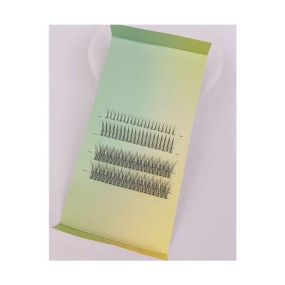 China Natural Soft Eyelash 80 times Natural Thick False done Eyelashes 3d Mink Eyelashes Pure Handmade Artificial mink Eyelashes Fairy fish tail type A for sale