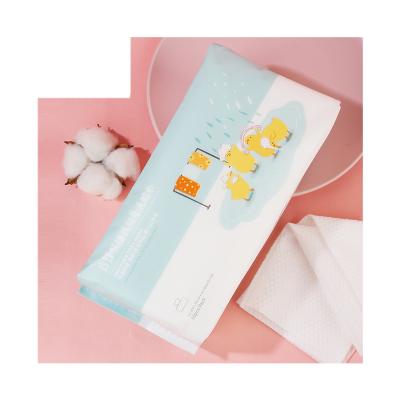 China Eco-friendly Factory Wholesale Disposable Nonwoven Facecloth Cotton Towels Roll Disposable 100% Soft Facial Cotton Tissue for sale