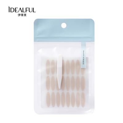 China Waterproof Hot selling Lace Mesh Widen Double Eyelid Sticker Tape With Fork 120 pcs in Pack Eye Beauty Tools Eyelid Stickers for sale