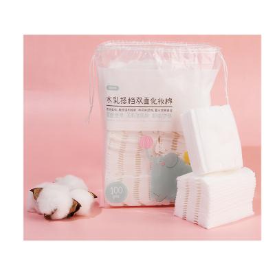 China Soft Pure White Makeup Remove Cotton Pads Bags Color Feature Balls Material Origin Type Facial Strong Product Place Absorbing for sale