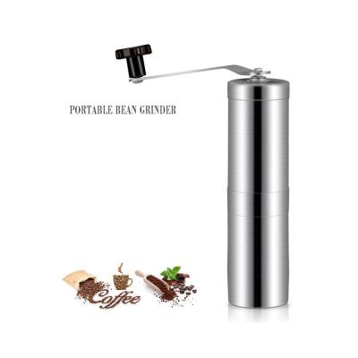 China Custom Car Logo Stainless Steel Manual Coffee Grinder Washable Ceramic Coffee Grinder for sale