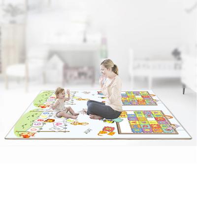 China Hot Selling Eco-friendly.anti-slip.water-proof Quilted Hongshi French Canvas Baby Play Mat Reversible Memory Foam for sale